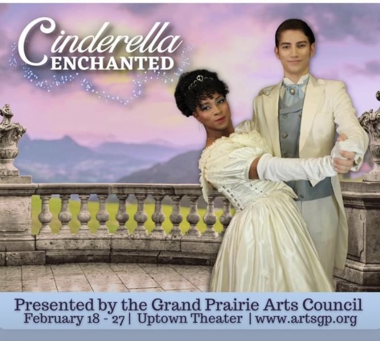 Jpblakely3's tweet photo. ✨Join us for Cinderella Enchanted, a charming reimagining of the classic Rogers and Hammerstein musical, inspired by the Brandy and Whitney Houston television special. The show runs February 18 - 27 at The Historic Uptown Theater in Grand Prairie.  https://t.co/ub68jjYHVw https://t.co/8qPO4PJhxH