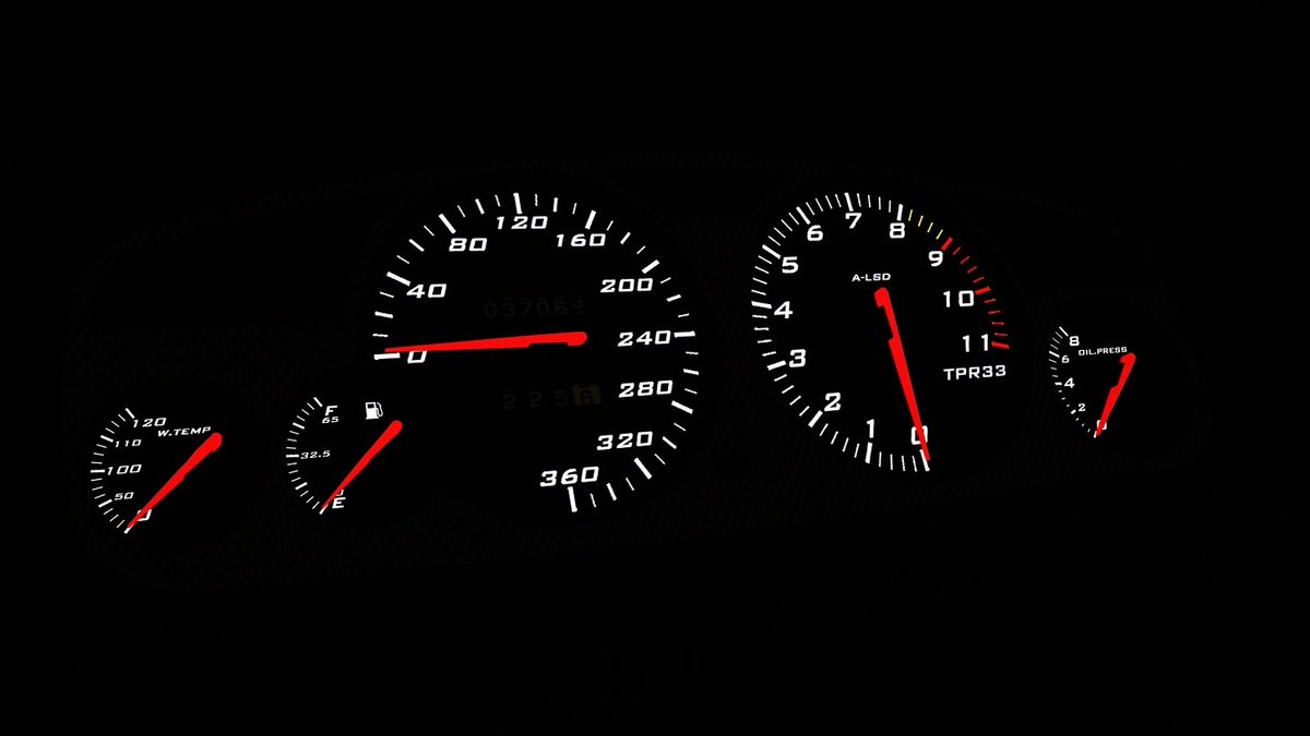 R33_project's tweet photo. オリジナルメーターの制作。
これを作るのはなかなか大変だった...
#AssettoCorsa
#TeamProjectR33
#BCNR33 https://t.co/J9CDxu319q