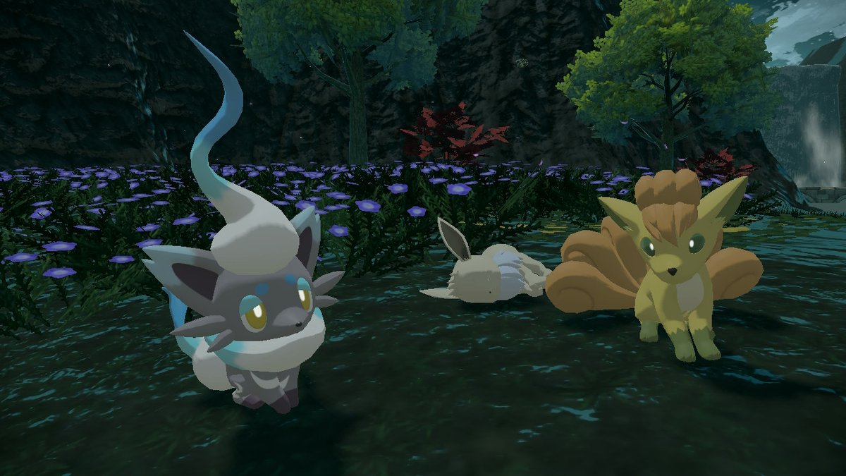 not_sketch's tweet photo. my favorite shinies have all been found. They will all grow up together <3
 #PokemonLegendsArceus #NintendoSwitch https://t.co/aCgpM9rZjo