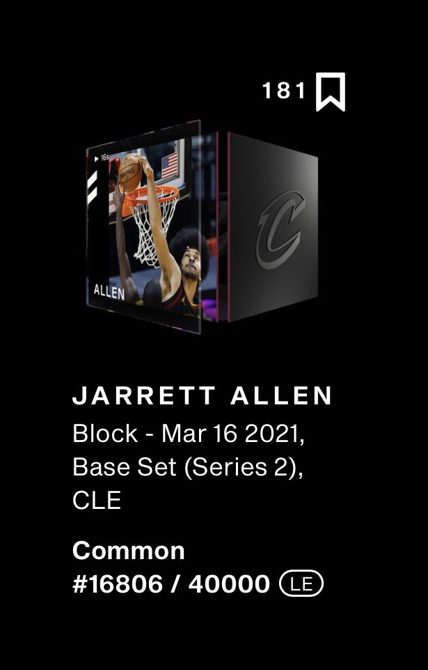 CoachP0625's tweet image. 🎁🎁🎁 GIVEAWAY 🎁🎁🎁

S2 Jarrett Allen - for sure to be used in an upcoming challenge!

🔁 RT
❤️ Like
TS Username in comments 

That’s it!

Winner picked during halftime of Super Bowl