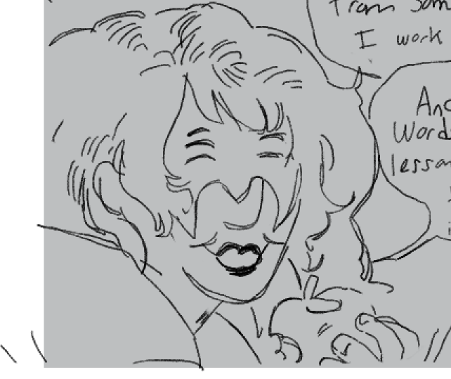 worlds biggest loghrif fan making her instrumental to a comic thats not about her