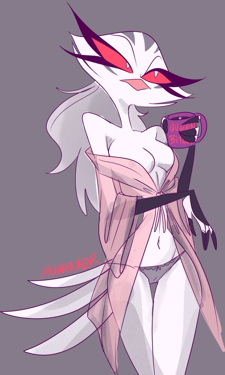 📚 Stella is a royal Queen, she is able to be rude or nice depending on how your muse is. 
📚 Stella ships with chem but Charlie, Vaggie, Lilith alongside Millie accounts are acceptable as well.