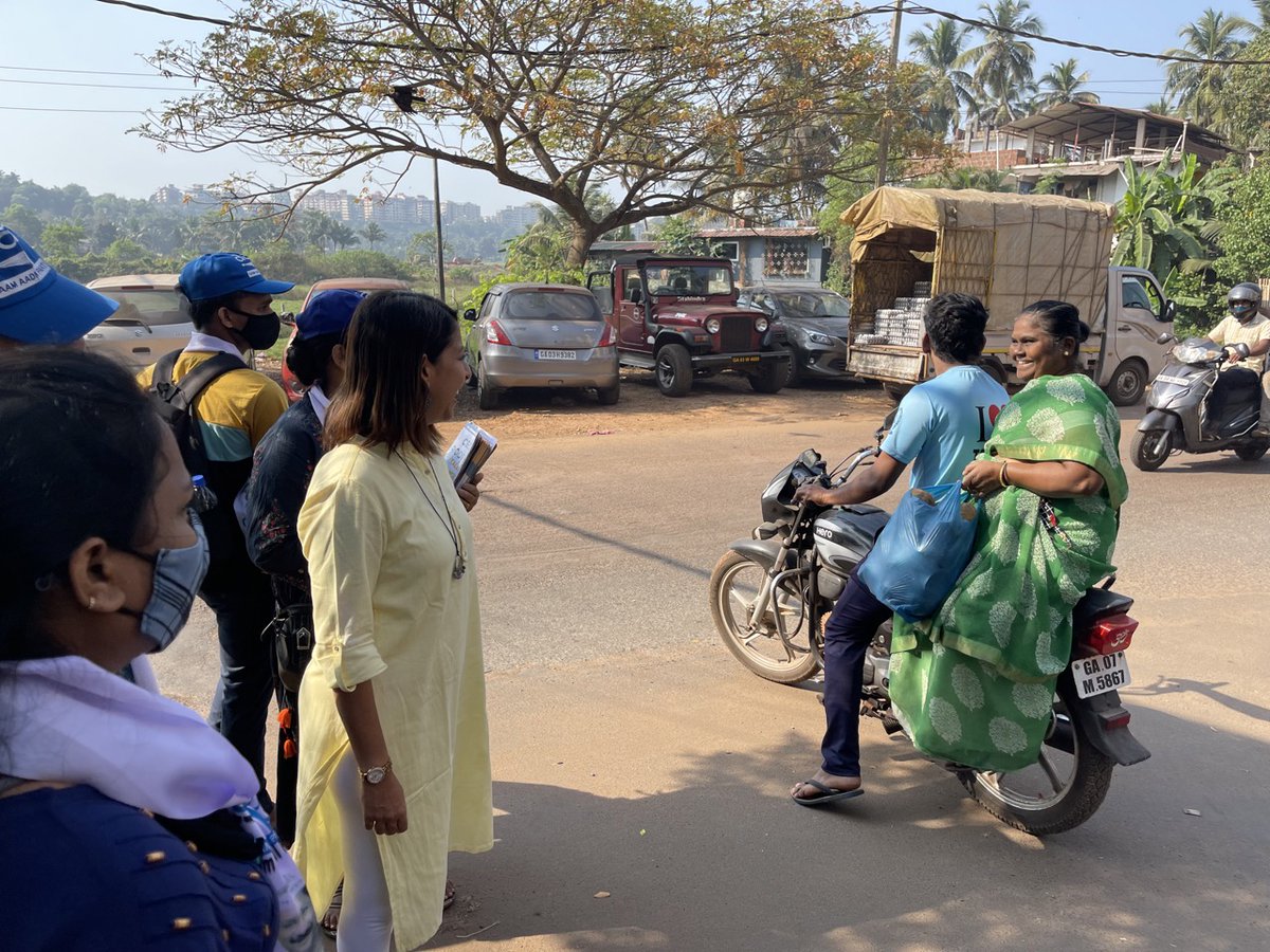 People of #Taleigao are showing great support towards me during my door-to-door campaign.

Taleigao wants #Change, Taleigao wants #Cecille 

@AAPGoa @AamAadmiParty 

#Cecille4Taleigao #AAP4Taleigao #AAPCares #GoaElections #GoaElections2022