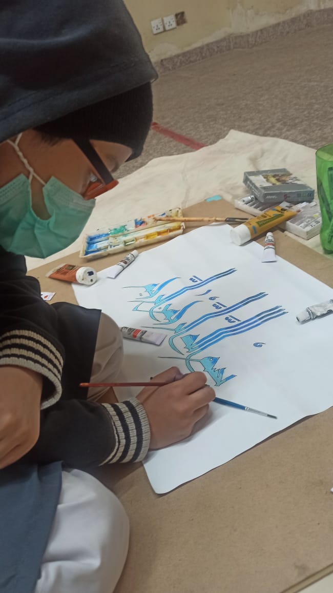 Art allows us to express ourselves and nurtures creativity. Our students at the Boys' Campus learn to better their expression and refine their thought process through their weekly art classes. 

#caligraphyart #student #BoysCampus #HFS