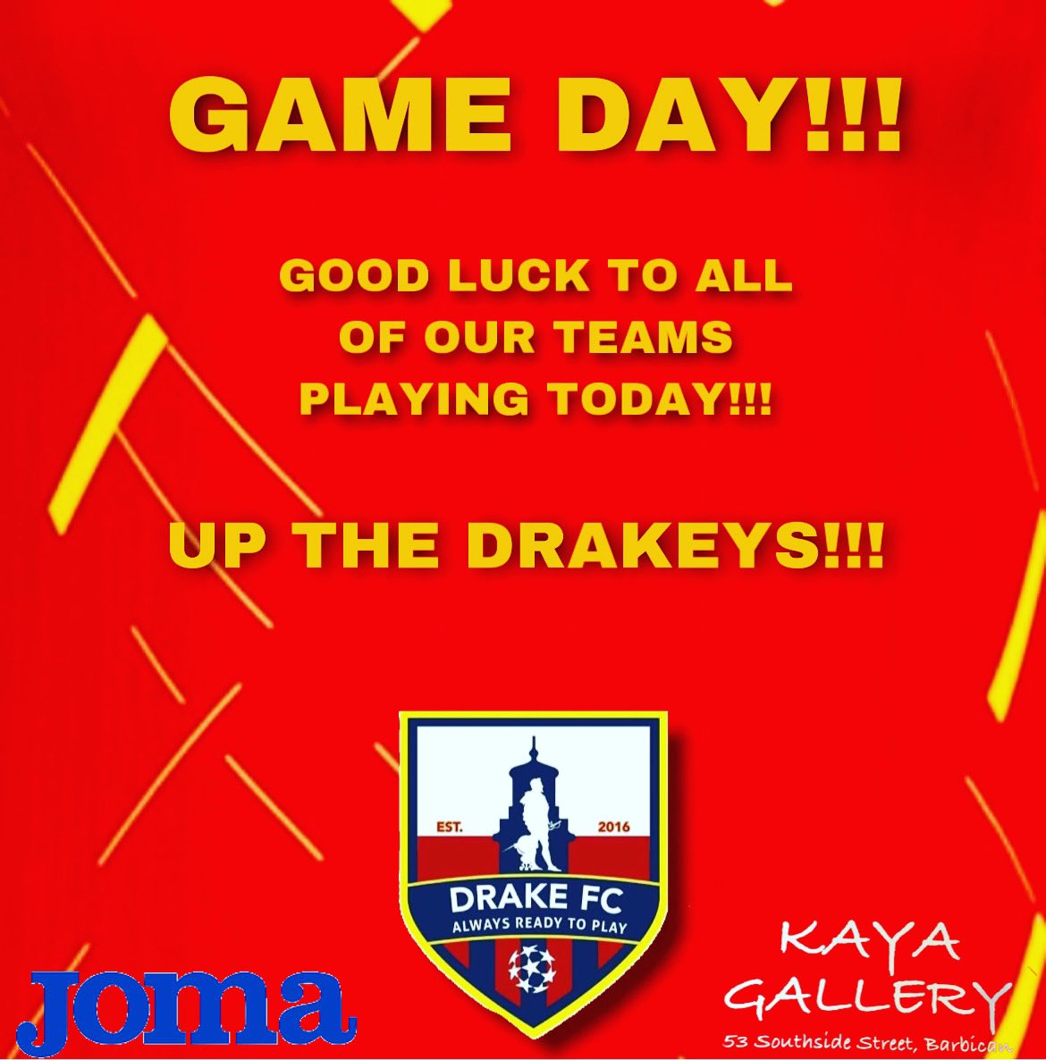 If your son/daughters game is off, why not come support one of our other teams. Just ask your Coach for game details 👍🏻⚽️🇰🇬

WE ARE THE FOOTBALL FAMILY❤️💛