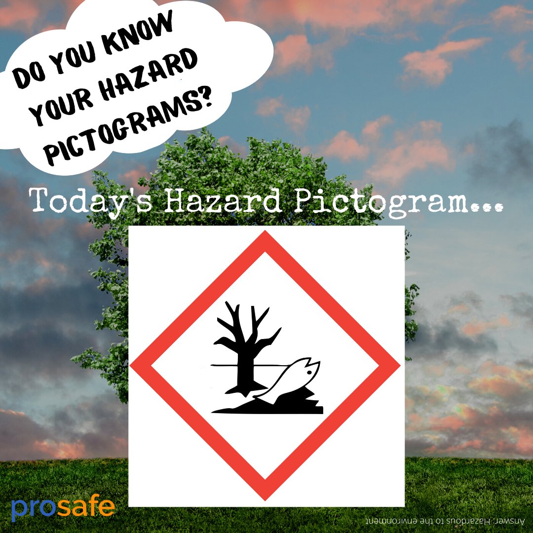 Test your knowledge with our #HazardPictogramsQuiz all this week!

#HealthAndSafety #Hazards #HazardPictogram #HarzardPictograms #COSHH #HazardousSubstances #HazardSymbols #Chemicals #Environment
