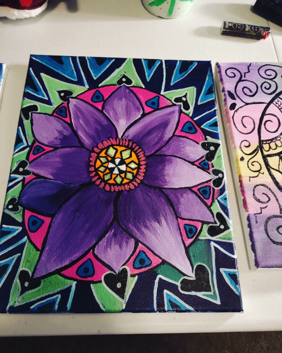 Wall_flower_73's tweet photo. #PaintWithLove #painting #paintings #hippies #colorful #Flowers #Peace #introverts #introvert  my paintings https://t.co/QwKS7BEM3V