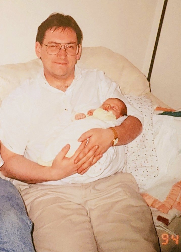 A day late ...
#ThrowbackThurday 
Larry with Quinlyn
😊❤️
Friends and Family
Love and memories