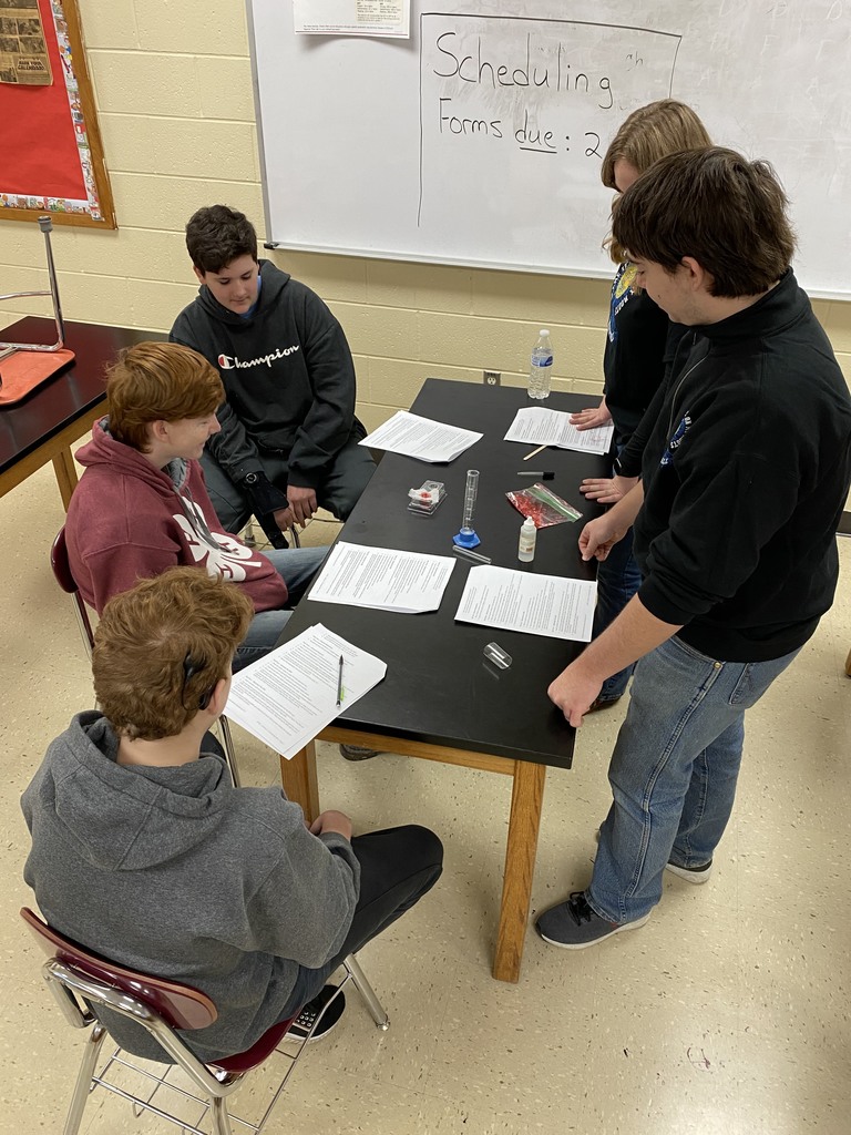 WestfallHS's tweet photo. Our FFA students visited Mr. Bullock's 8th-grade Science class to introduce Agricultural Education and guide a hands-on science lab, where our budding researchers extracted DNA from a strawberry. https://t.co/PbgGuBVxr4
