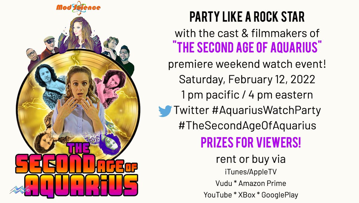 BrookeLewisLA's tweet photo. .@staciwilson @RepoBandleader #NancyLong #ChristinaCalph @makuniverse @BrookeLewisLA @TheDrewMack & more! #TheSecondAgeOfAquarius #Twitter #WATCH #Party TOMORROW 4PM EST/1PM PST @PrimeVideo @iTunes @GooglePlay @VuduFans #Peace โฎ๏ธ #Love โค๏ธ #Laughter & #Music ๐ธ #ValentinesDay โค๏ธ https://t.co/GdHuCQCP6u