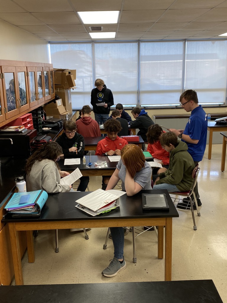WestfallHS's tweet photo. Our FFA students visited Mr. Bullock's 8th-grade Science class to introduce Agricultural Education and guide a hands-on science lab, where our budding researchers extracted DNA from a strawberry. https://t.co/PbgGuBVxr4