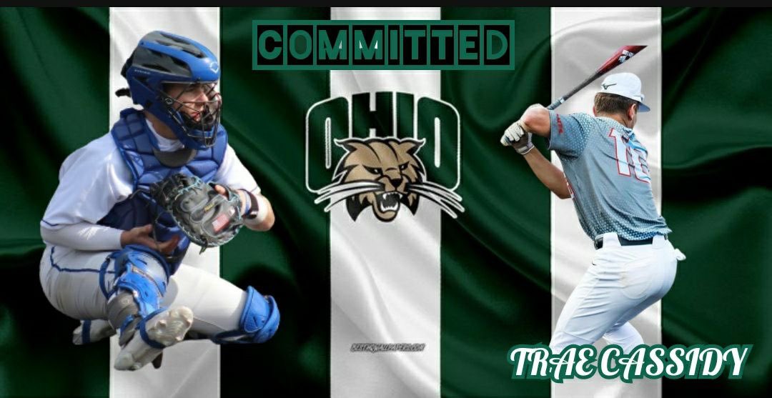 Trae Cassidy (@cassidytrae) on Twitter photo I am extremely blessed to announce that I will be furthering my academic and athletic careers at Ohio University. I would like to thank everyone who has believed in me. I wouldn’t be in this situation without you. Go BOBCATS! <a href="/Ohio_Baseball/">Ohio Baseball</a> <a href="/KirbyMcGuire7/">Kirby McGuire</a> <a href="/MCHitDogs/">Motor City Hit Dogs Tony Leonard</a> <a href="/DCCBaseball1/">DCC Baseball</a> I am extremely blessed to announce that I will be furthering my academic and athletic careers at Ohio University. I would like to thank everyone who has believed in me. I wouldn’t be in this situation without you. Go BOBCATS! <a href="/Ohio_Baseball/">Ohio Baseball</a> <a href="/KirbyMcGuire7/">Kirby McGuire</a> <a href="/MCHitDogs/">Motor City Hit Dogs Tony Leonard</a> <a href="/DCCBaseball1/">DCC Baseball</a>