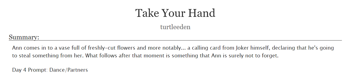 ShuannWeek's tweet photo. Craving for some post-canon fluff for this week's #FanficFriday! We highly recommend turtleeden's oneshot written for the second run of #ShuannWeek's Day 4 prompt, Partners!
Read it here: https://t.co/R0LJQeGSsk https://t.co/VlMRvxb1zB