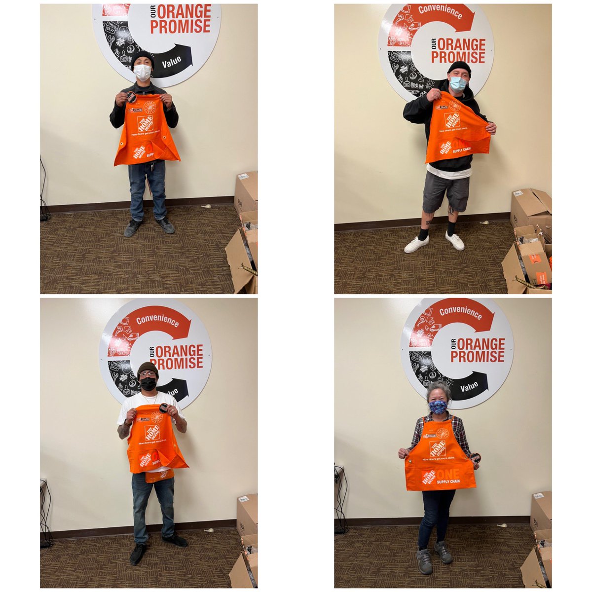 THDNando's tweet photo. You got to show the uniform!! building excellence one coach at a time!  Thank you to the coaches of Key 3! some appreciation with some new gear!! #GearingUp #coach #showyourcolors 🧡🧡🧡🏆🏅💪🏻🔥 @CBotnick6950 @THD_Ferreira @KyleCorbinHD @DavoniaMoore @rayray5641 https://t.co/JTW56KVz0o