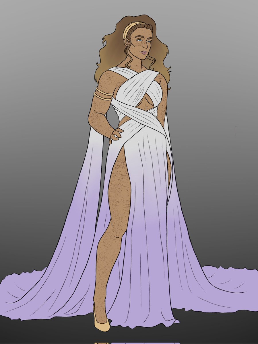 Shieldtheyden's tweet photo. Micah in a fancy dress. https://t.co/QktBtymwfY
