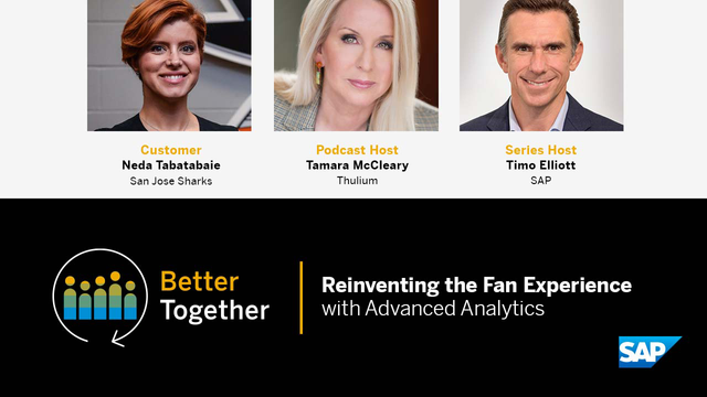 debasisp's tweet photo. Interested in eliminating your data silos? Listen to Neda Tabatabaie on the SAP BTP #BetterTogetherStories podcast to find out how the San Jose Sharks are integrating their data systems: https://t.co/4I8sM6NzvD https://t.co/H34Qb18Nyr