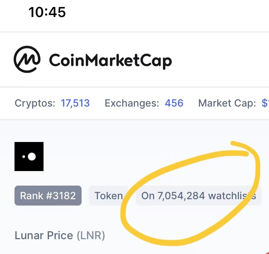 LNRDaily's tweet photo. 🚨👀 @lnrdefi on @CoinMarketCap watchlists have surpassed 7,000,000+!🤯 Still growing...🚀🚀🚀

https://t.co/bfzSlFisBn

#lnrdefi @InuSaitama @Shib_nobi @Shibtoken @safemoon #BSC @cz_binance @binance @TheMDCrypto #BNB #LNR #cryptocurrencies #DeFi #safemoon  #cryptoinvesting #ETH https://t.co/eHnOLW320K