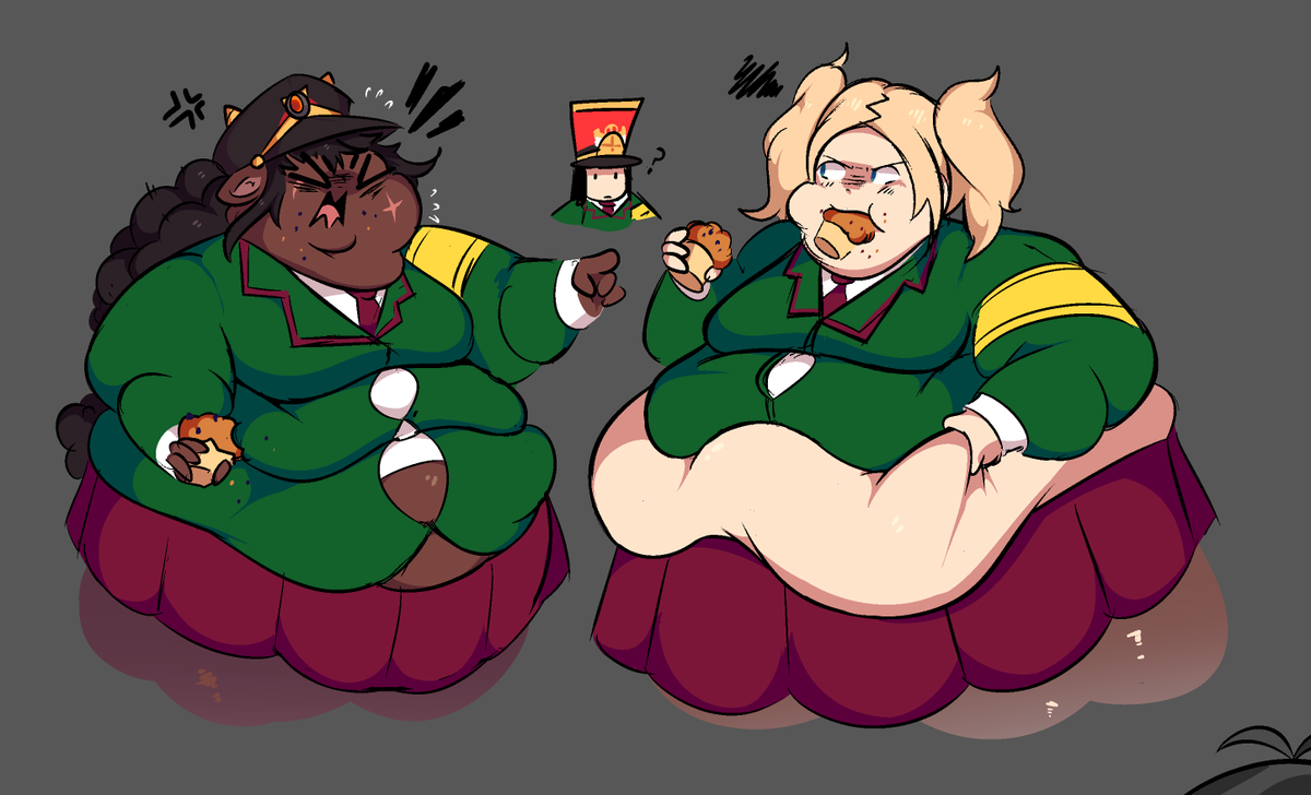 Chill_D8's tweet photo. anyway, i forgot that i actually never posted this.
Muffin shaped bratty girls.... https://t.co/nRVLvYtoZN
