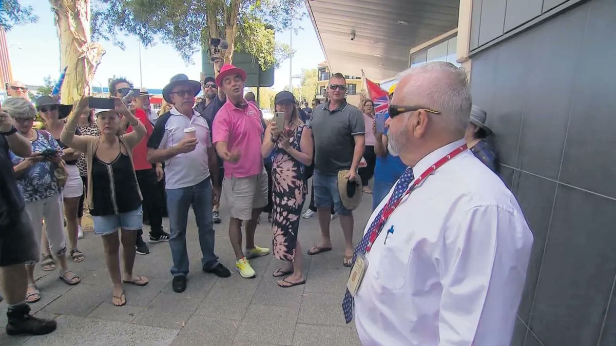westaustralian's tweet photo. GEOF PARRY COLUMN: Are anti-vaxxers so far down the rabbit hole they are beyond redemption? https://t.co/mbqk0mksZj #wanews #Opinion #vaccination #coronavirus https://t.co/CYVQZSFm1m