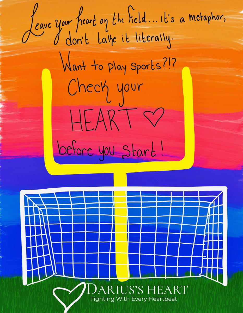 DariussHeart's tweet photo. SCD is the #1 cause of death in young athletes usually from an undetected heart defect. Some may have signs or symptoms such as:-fainting •#1 symptom of a potential heart condition -chest pain -shortness of breath -racing or fluttering heartbeat -dizziness or lightheadedness https://t.co/EJcYr2HRh9