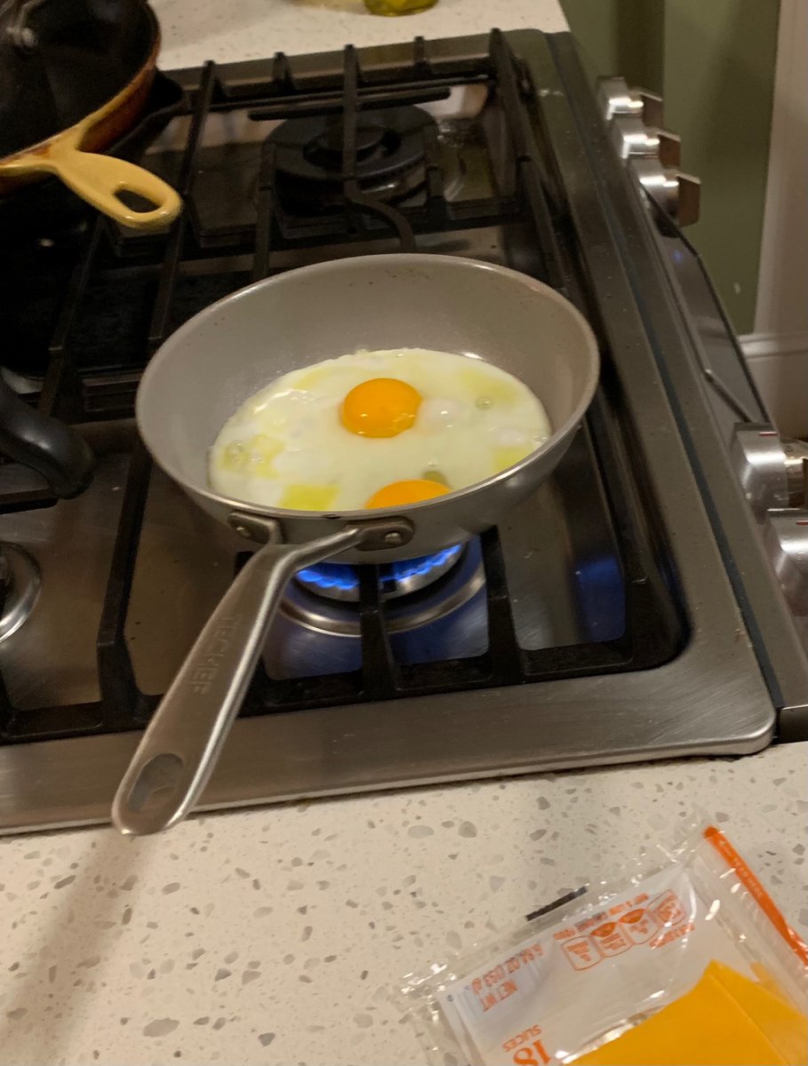 This little pan….  I hope every day the kids can have these ingredients. But buying this allergen-only cookware (and separate spatula and sponge) is bringing some mental health self-care to their parents.