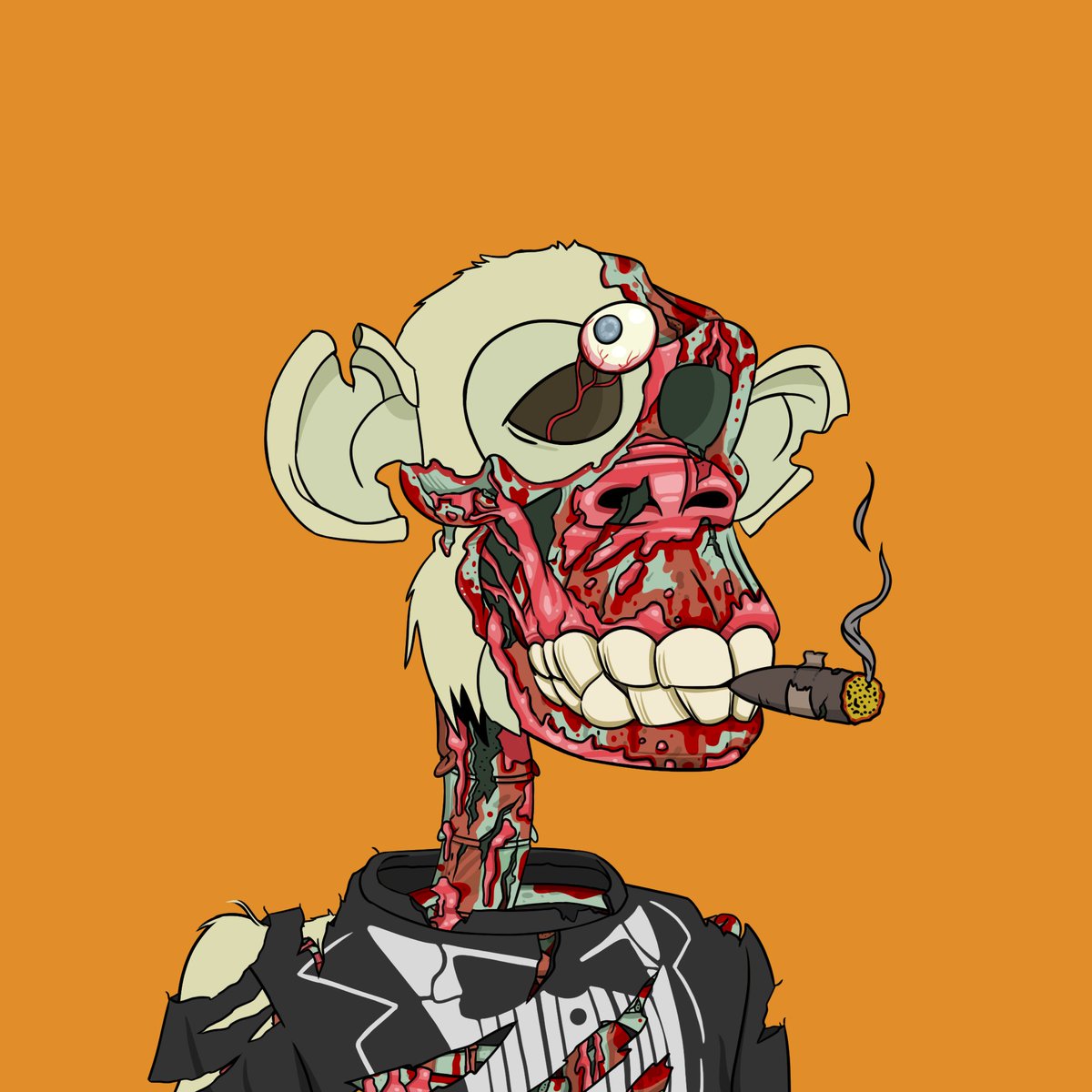 Can we get some love for <a href="/Undeadape_nft/">Undead Ape Society</a>? ❤️‍🩹💕😍

The art is bomb AF 🔥👏👇🏾

And the re-launch will absolutely blow your mind, especially when you see our Superbowl Sunday ad! ✍️👀💀