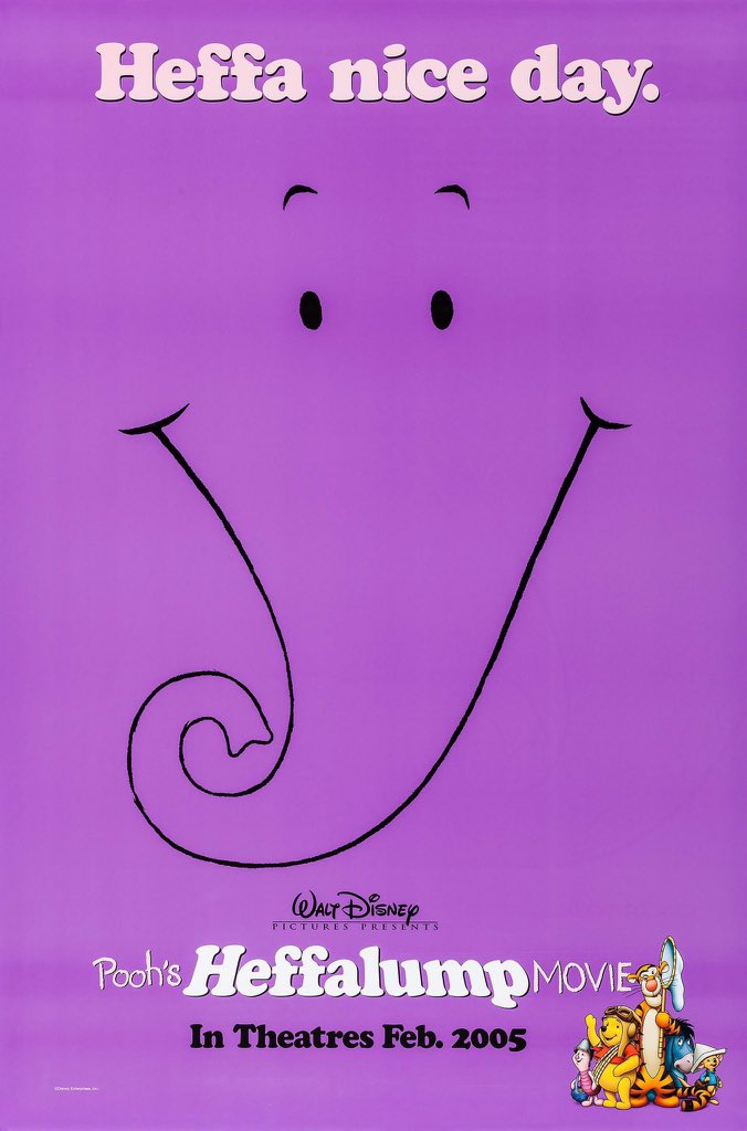FilmNewsNos's tweet photo. 🎬MOVIE HISTORY: 17 years ago today, February 11, 2005, the movie ‘Pooh’s Heffalump Movie’ opened in theaters!
#JimCummings #NikitaHopkins #KyleStanger #PeterCullen #KathSoucie #JohnFiedler #KenSansom #BrendaBlethyn #Disney @Disney https://t.co/bzWiaLK0wv