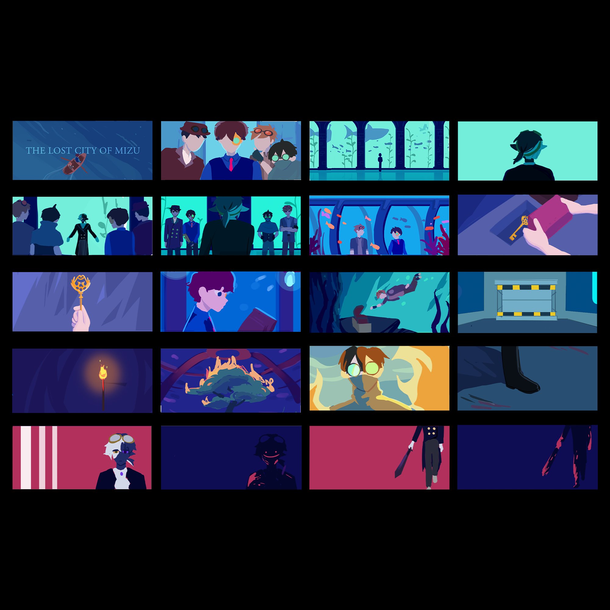 Patata🍓 on Twitter: "N here's the colour script i made before starting ...