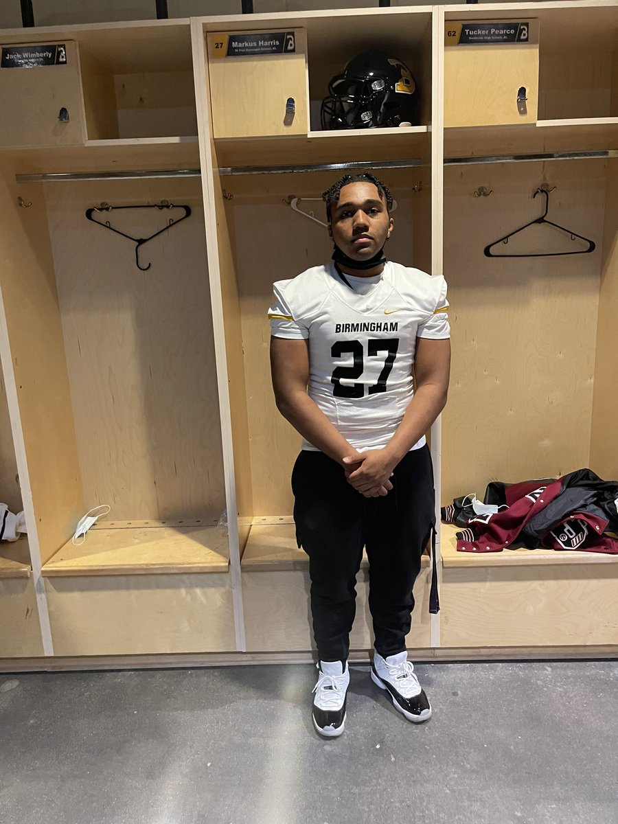 markusharrisjr's tweet photo. I am very blessed to say I received an offer from Birmingham southern and had a great visit today @BSCFootball @BSCsports @Coach_Colucci https://t.co/CiqvWbKgHc