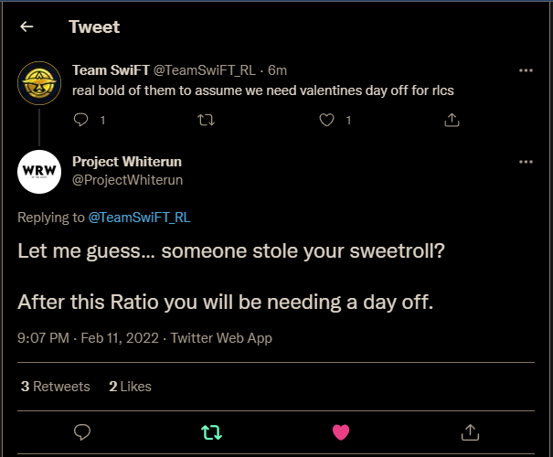 ProjectWhiterun's tweet photo. @TeamSwiFT_RL Delete your tweets all you want... You wont be able to escape the Whiterun. https://t.co/alhBrBDAIT