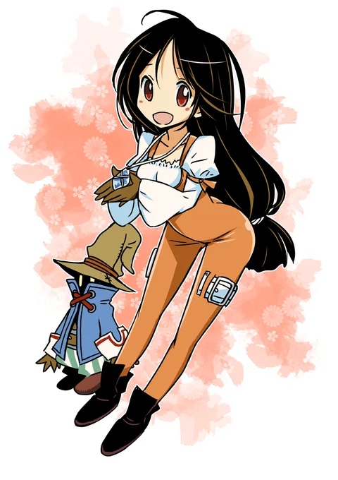 FF9ガーネット姫とビビ。 