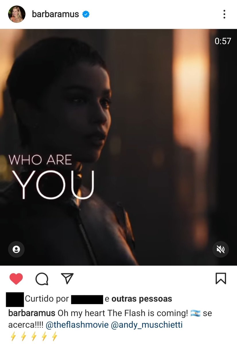 Andy e Barbara postam o mesmo vídeo para mostrar a ansiedade para a estreia dos filmes da DC.

Quem mais aí tá ansioso?

©️ barbaramus &amp; andy_muschietti  / Official Instagram Feed