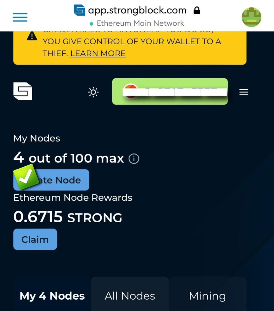 BTC__Q's tweet photo. $strong 
بعد نزول السعر 
تم انشاء العقدة الرابعة ✅

العائد اليومي 150$ 
( في حال ثبات السعر ) https://t.co/pPMAPxZA6x