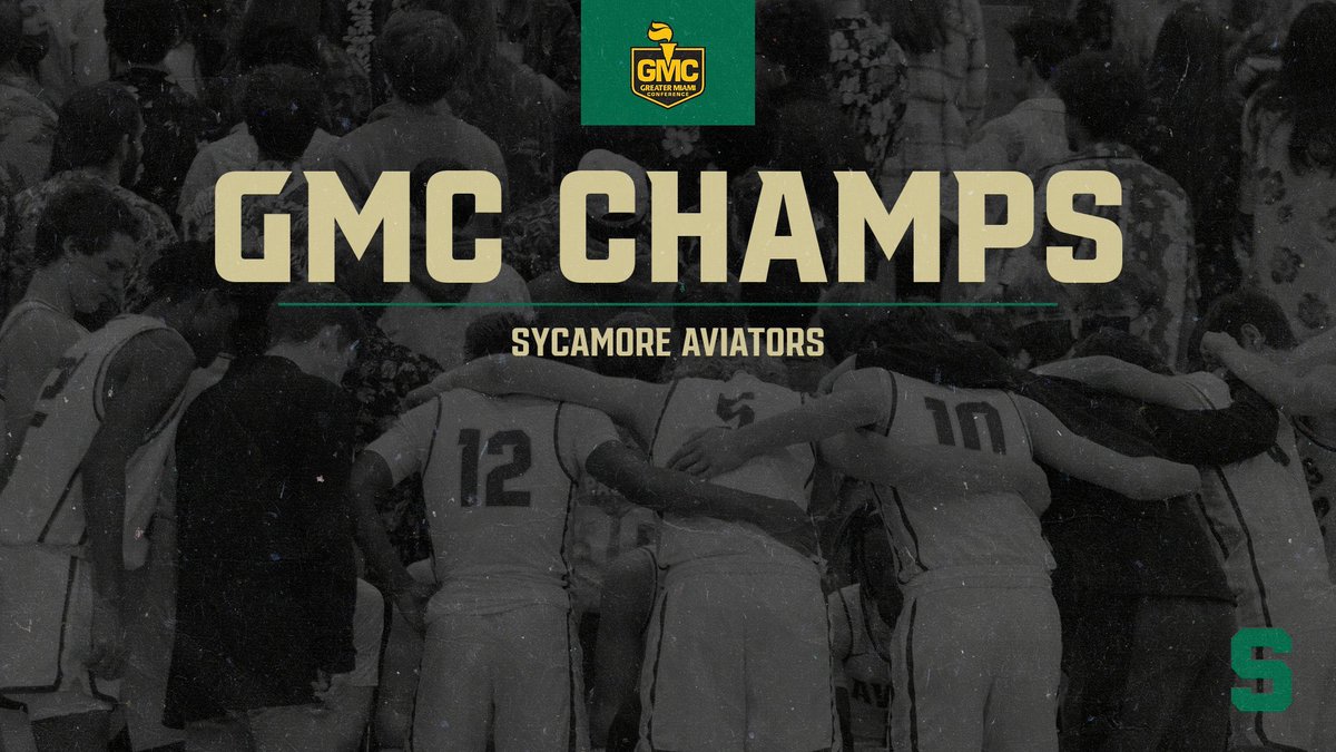 SycamoreAvesMBB's tweet photo. For the first time since 2013, the Sycamore Aviators have won at least a share of the GMC Title! https://t.co/38Bok4gHi0