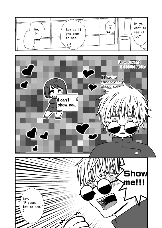 Gojohime Comic.(※Caution:dirty jokes)
I translated it into English using the automatic translation function. I hope you enjoy it😊 