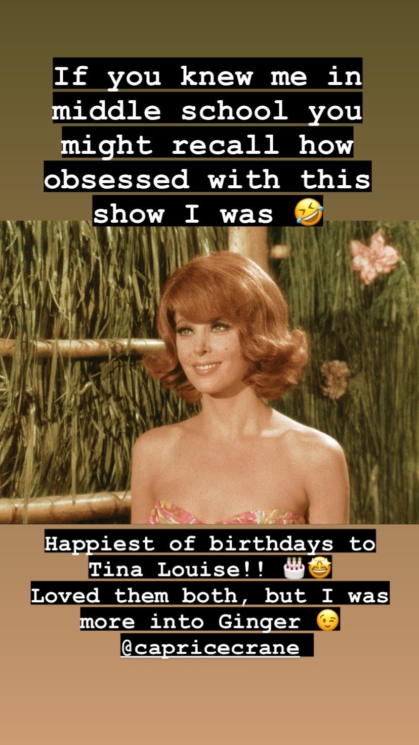Happy birthday, Tina Louise!!! 