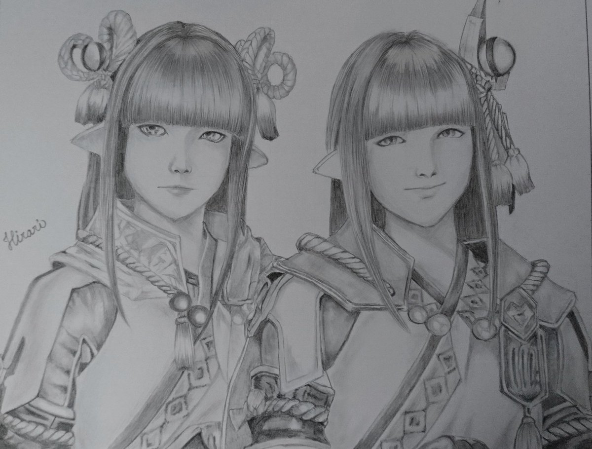 #これを見た人はツーショットを貼れ
わりと描いてたので少し前に描いたものを…
#鉛筆画 #模写 