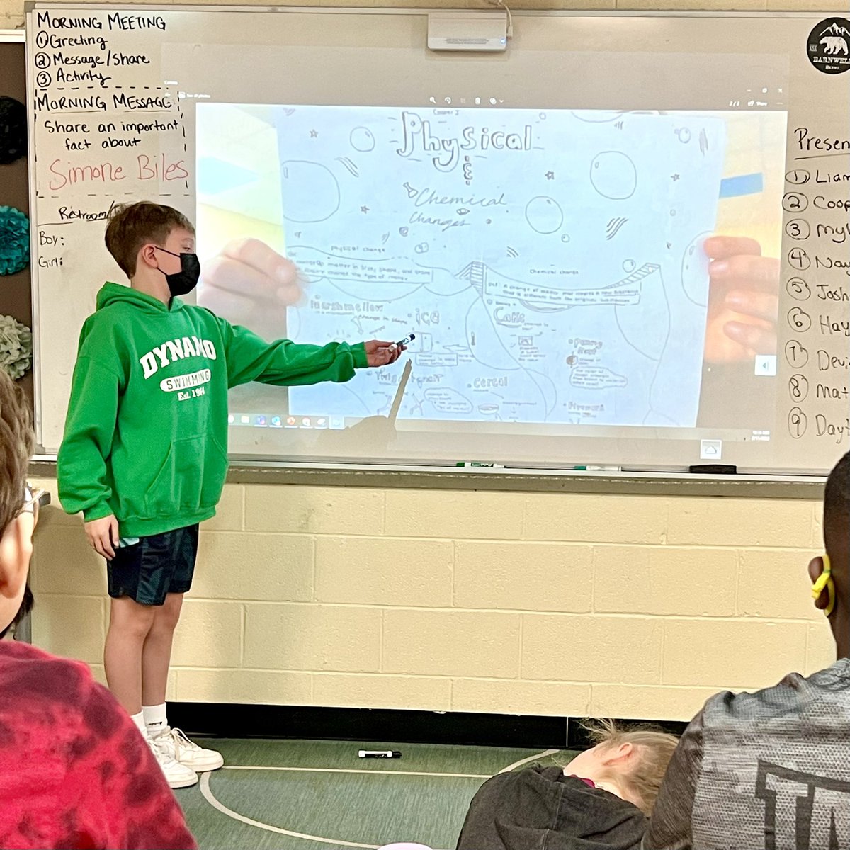 Today students presented physical &amp; chemical changes. Students shared their learning by creating engaging and informative videos, power points, sketch notes, &amp; Adobe creations. So proud!