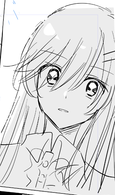 ずっと裏で描いてる新作、早く日の目を見てほしい 