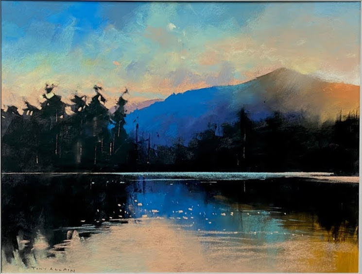 Taking a painting course and my assignment this week was to copy a master. I chose @allain_tony's gorgeous piece "New Dawn". Mine is the first pic, Tony's is the second. I learn so much copying masters! Wish I could paint like this on my own.