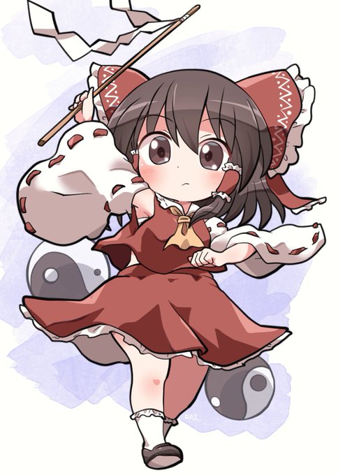 アクティブ霊夢 #おは東方 