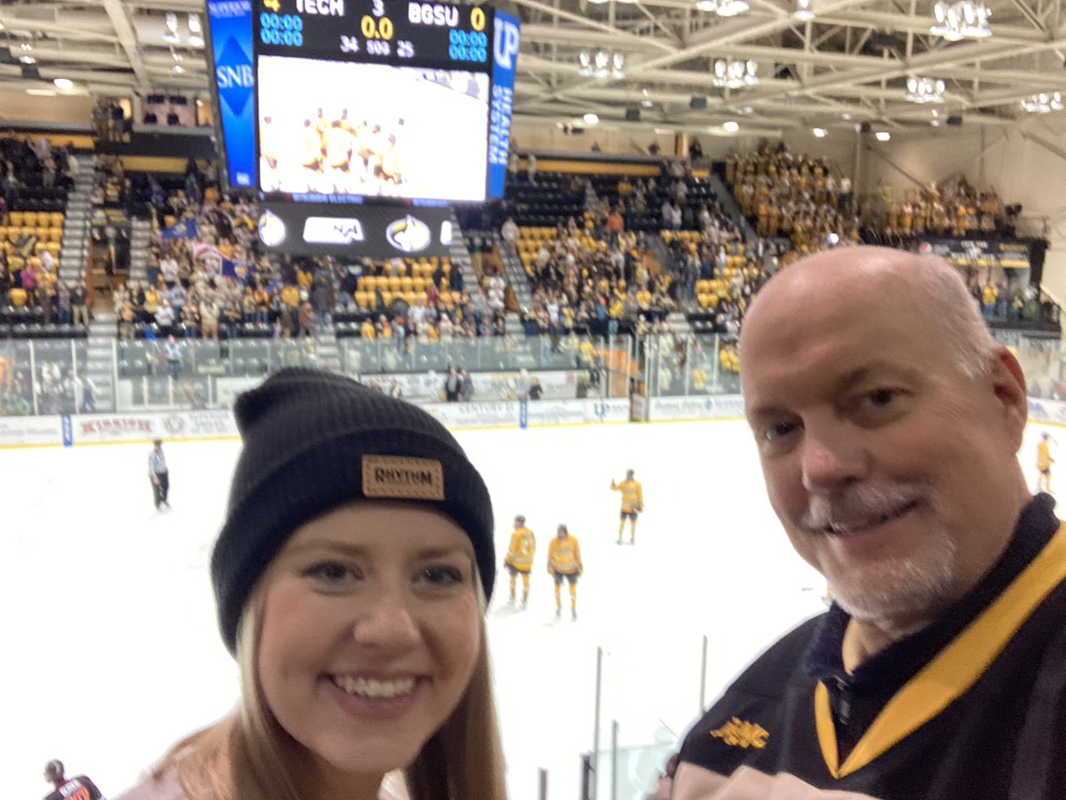 It may be cold outside but it was a hot time in the Mac tonight.  Great work <a href="/mtuhky/">Michigan Tech Hockey</a>!