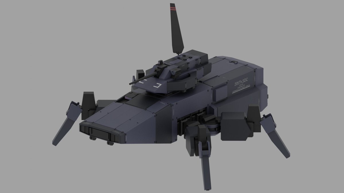 2月20日のコミティア139【M09b】で新刊の『FEL未確認領域探査記録』を頒布します。付録としてVRC対応の新作多脚戦車モデルも配布する予定です!
#コミティア139 #COMITIA139 