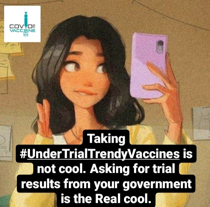 awakenindiamvmt's tweet photo. AIM TRENDING TODAY: DON'T MISS.

Hashtag: #UnderTrialTrendyVaccines

TIME: 3 PM, 6 PM and 9 PM.

IF YOU'VE A CHILD WHO MIGHT GET INFLUENCED BY @MoHFW_INDIA'S LATEST AD ON TRIAL VACCINATIONS BEING TRENDY THEN TWEET YOUR OPINION USING HASHTAG.

#UnderTrialTrendyVaccines https://t.co/iRaYR6V0Ym