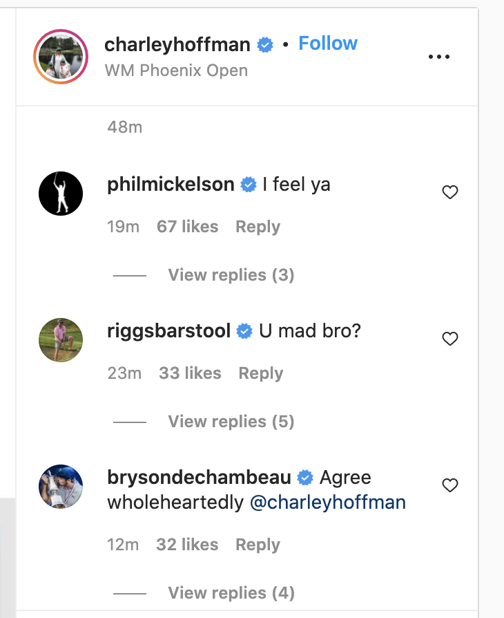 JoelMBeall's tweet photo. There are a lot of holes in Hoffman's rant but the surest sign he's in the wrong is that Phil and Bryson agree with him https://t.co/igiQsuEwBp