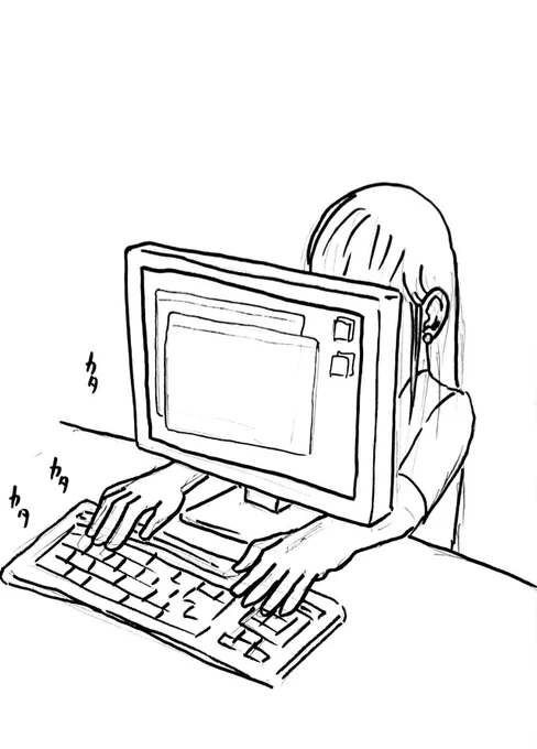@yu_chocoholic FF外から失礼します。モニターの向こう側からパソコン触ってるでしょうかね? 