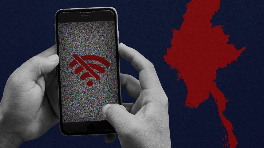 H_EaindraHM's tweet photo. Mobile internet in Myanmar remains cut off in many places on Union Day. Not 1st time military has blacked out communication/information access.  #PanglongAgreementToFederal #2022Feb12Coup #WhatsHappeningInMyanmar https://t.co/2StQxsEiIt