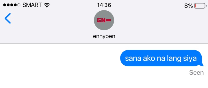 estrellasunoo's tweet photo. — enhypen responding to " sana ako na lang siya "

a thread ; https://t.co/1L7L7rIElX