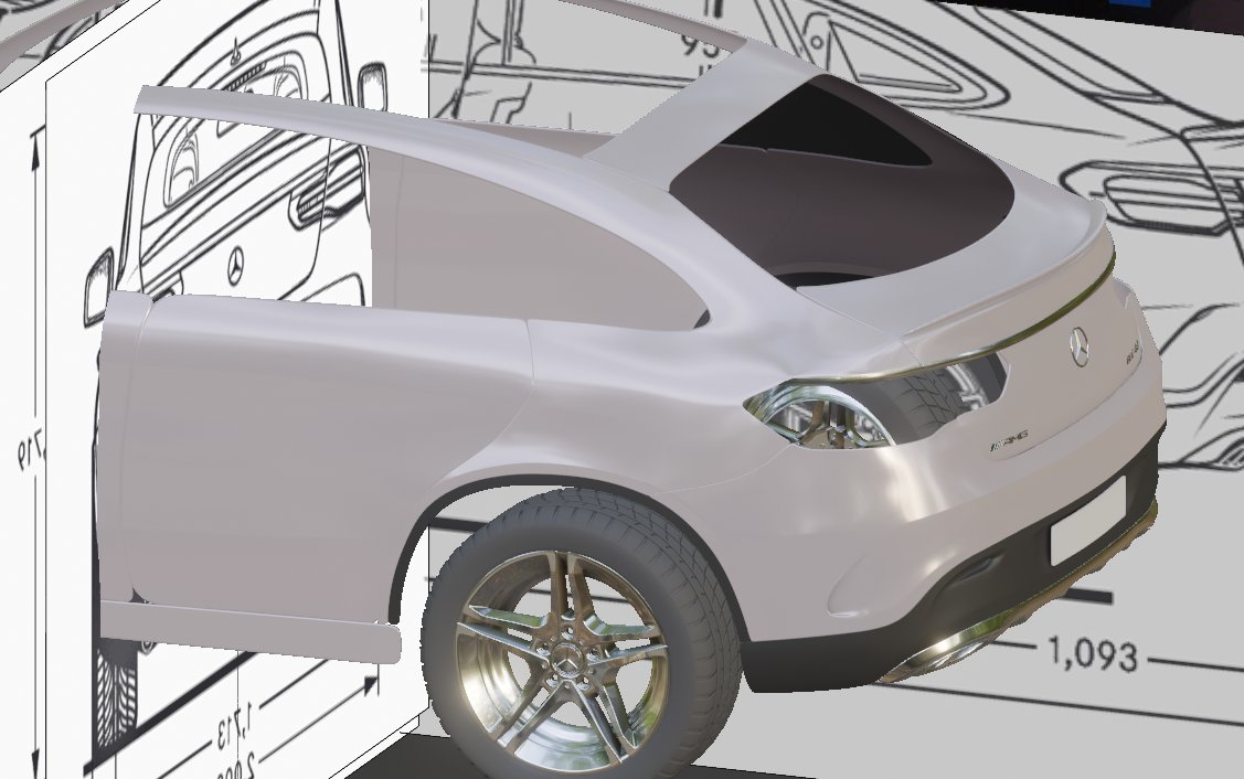 peterjames3d's tweet image. Decided to prioritise one part and get it almost completely finished. Not sure when it will get finished but it has been incredibly fun soo far. #b3d #3dmodeling #MercedesAMG