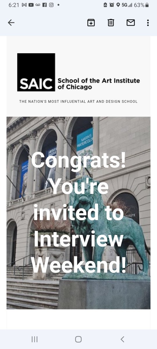 schetauna's tweet photo. I am excited to be a part of the SAIC interview weekend 2022! #saicinterview #designedobjects #chicago #SAIC https://t.co/NNhLhpdlvc